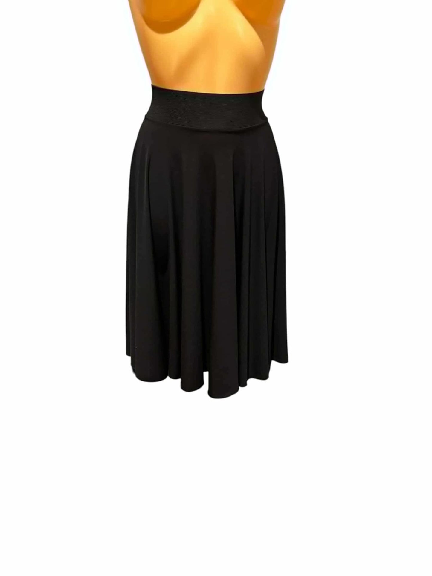 Ballroom skirt with thick elastic