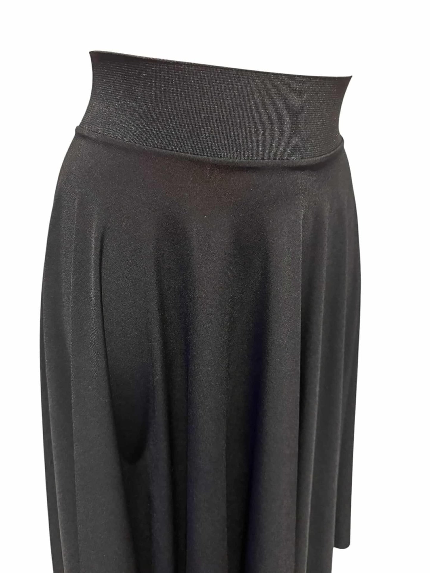 Ballroom skirt with thick elastic