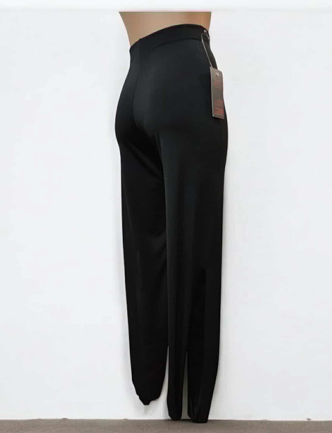 Trousers with a rip on the side