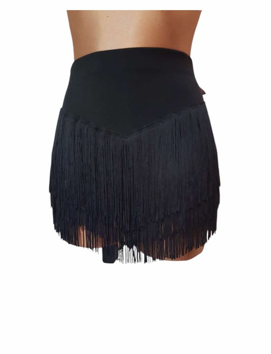 Shorts with fringes