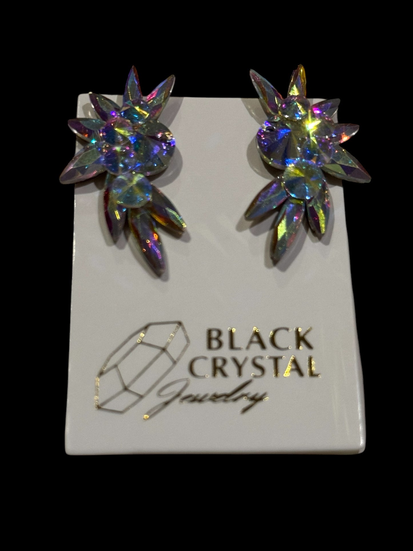 AB crystal earrings