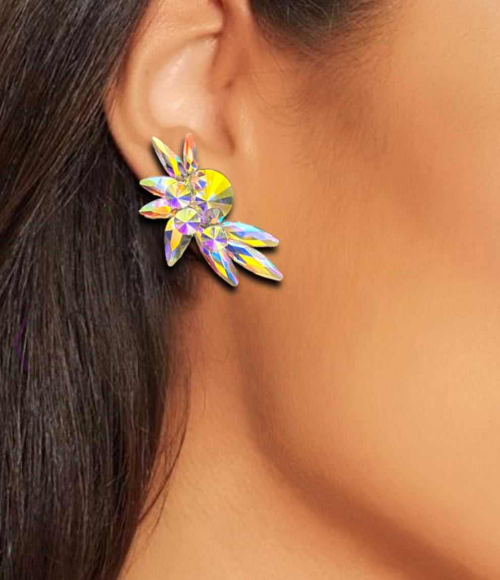 AB crystal earrings
