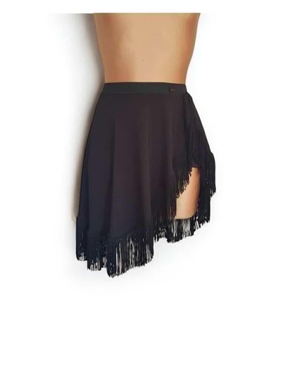 Latin skirt with fringes