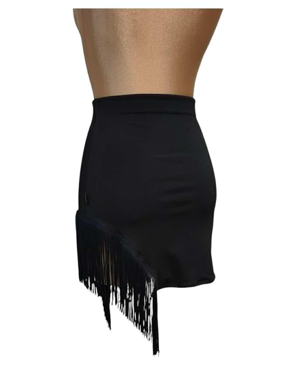 Latin Skirt with side fringes