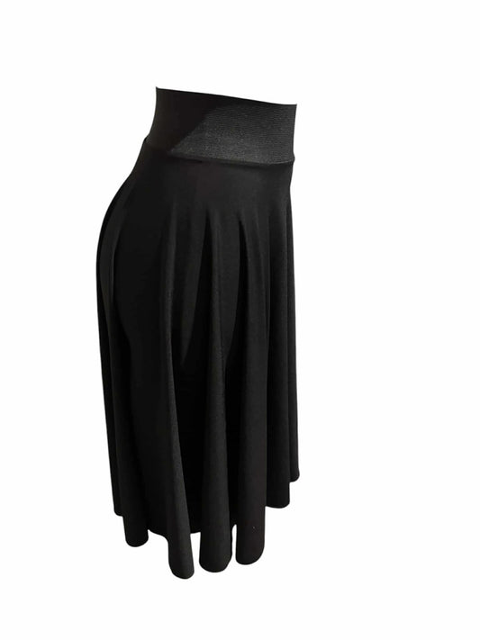 Ballroom skirt with thick elastic